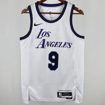 2025 Lakers JAMES JR. #9 White City Edition NBA Jerseys 热压