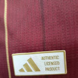 2024/25 Roma Home Red Player Version Soccer Jersey
