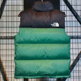 1996 THE N FACE Blackish Green Vest Cotton Jacket