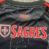 2024/25 Benfica Away Black Kids Soccer Jersey