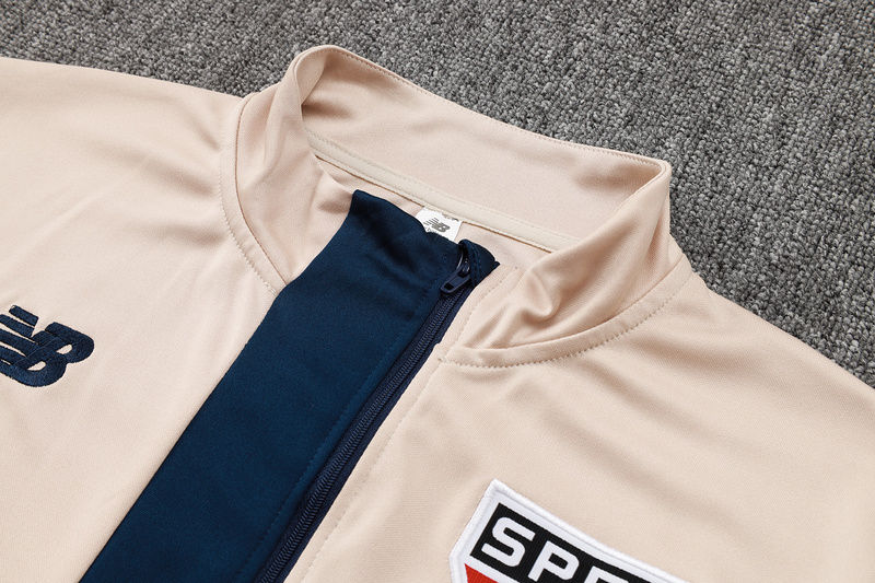 Sao Paulo Off- Sweater Tracksui Local Versión Aficionado 2025 (Blanca) 3