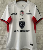 2024/25 Stade Toulousain Away White Rugby Shirt 图卢斯