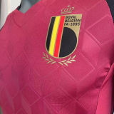 2024/25 Belgium Home Player Version Long Sleeve Jersey
