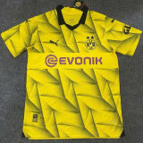REUS #11 BVB UCL Version Yellow Fans Jersey 2023/24 背后广告在下