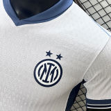 2024/25 In Milan Away White Player Version Soccer Jersey
