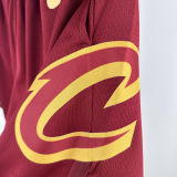 2024/25 Cleveland Wine Red Shorts NBA Pants
