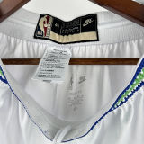 2024/25 Timberwolves White Retro NBA Shorts Pants