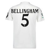 BELLINGHAM #5 RM 1:1 Quality Home Fans Jersey 2024/25 （UCL Font)