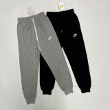 2024/25 Nk~ Grey Pure Cotton Sports Trousers Zipper style