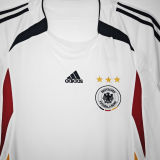 2006 Germany Home White Retro Soccer Jersey
