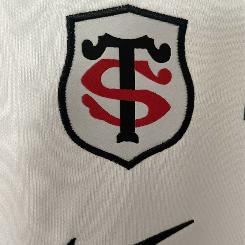 Stade Toulousain Rugby Shirt Visitante Versión Aficionado 2024/25 (Blanca) 3