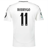 RODRYGO #11 RM 1:1 Quality Home Fans Jersey 2024/25 （UCL Font)