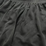 2024/25 Ad~ Black Cotton Shorts Pants