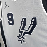 2021 Spurs PARKER #9 Grey NBA Jerseys
