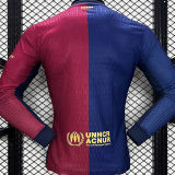 2024/25 BA Home Player Version Long Sleeve Jersey 胸前大广告