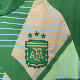 2024/25 Argentina Green Goalkeeper Fans Soccer Jersey