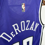 2024/25 Kings DEROZAN #10 Purple Retro NBA Jerseys 热压