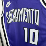 2024/25 Kings DEROZAN #10 Purple Retro NBA Jerseys 热压
