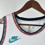 2025 Grizzlies MORANT #12 White Retro NBA Jerseys Hot Pressed
