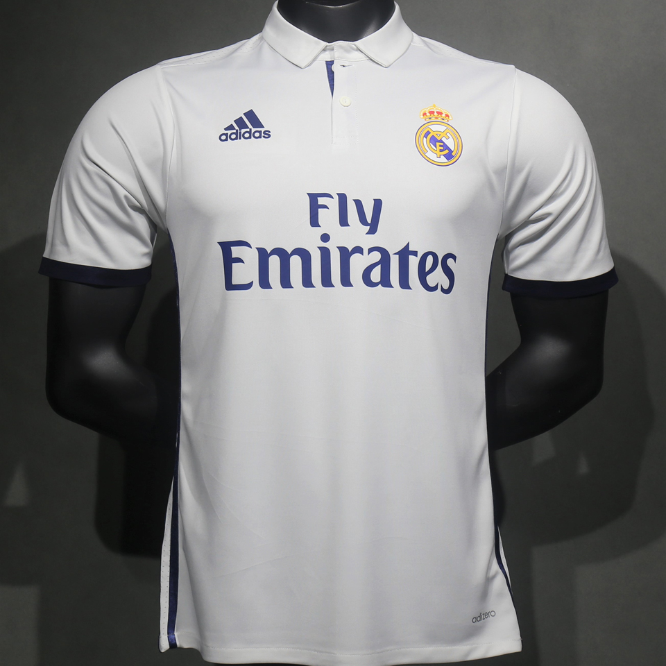 2016/17 Real Madrid Local White Retro