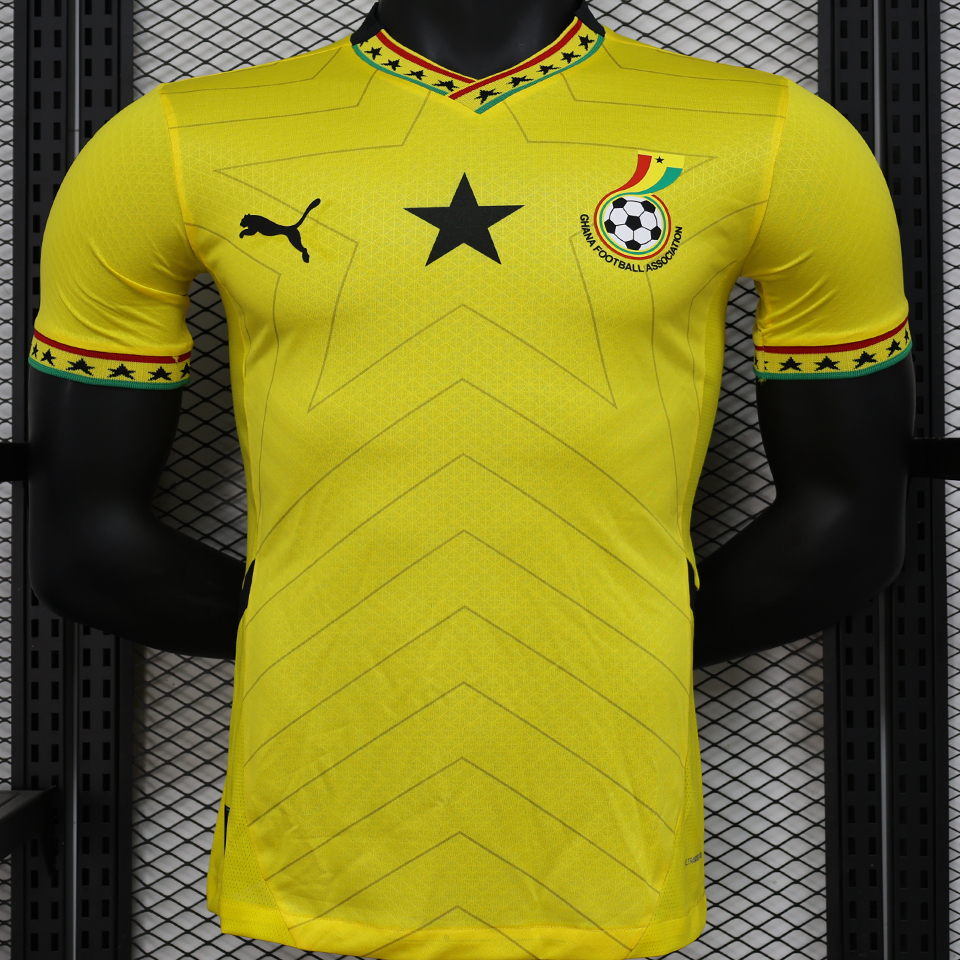 2025 Ghana Local Yellow Versión Jugador
