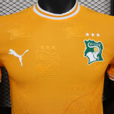 2025 Ivory Coast Special Edition Orange Player Version Jersey