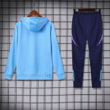 2025 Argentina Blue Hoody Zipper Jacket Tracksuit