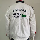 1998 England White Retro Style Windbreaker
