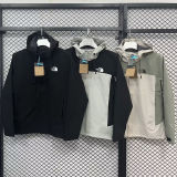 2025 THE N FACE White Green Windbreaker