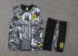 2025 Brazil Vest Training Jersey(A Set)