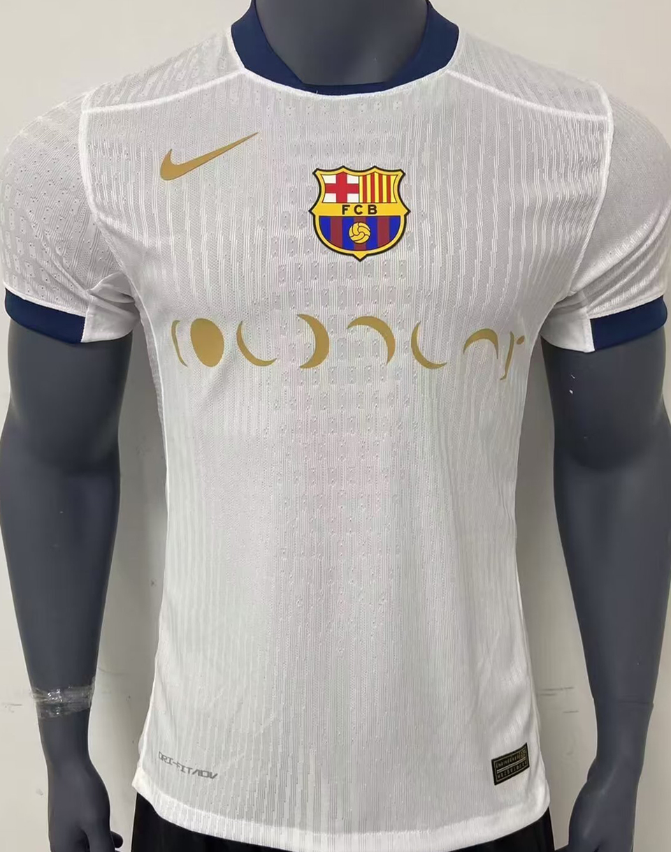 2025 FC Barcelona Especial White Versión Jugador