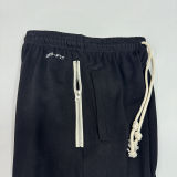 2024/25 Nk~ Black Pure Cotton Sports Trousers Zipper style