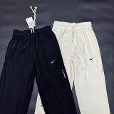 2024/25 Nk~ Black Pure Cotton Sports Trousers Zipper style