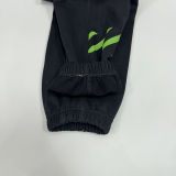 2024/25 Nk~ Black Pure Cotton Sports Trousers Zipper style