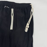 2024/25 Nk~ Black Pure Cotton Sports Trousers Zipper style