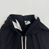 2024/25 Nk~ Black Pure Cotton Sports Trousers Zipper style
