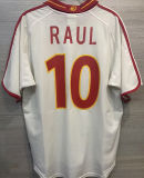 2000 Spain Away White Retro Soccer Jersey
