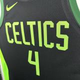 2025 Celtics HOLIDAY #4 Black City Edition NBA Jerseys