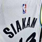 2025 Pacers SIAKAM #43 White City Edition NBA Jerseys