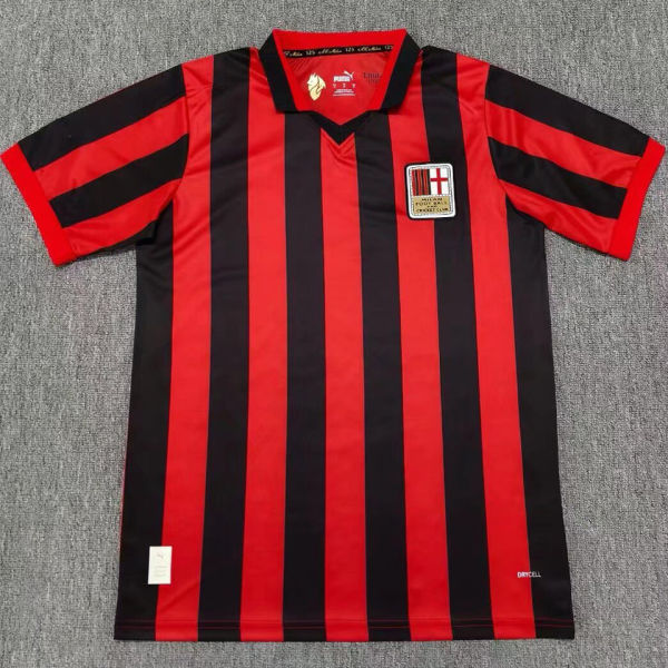 2025 AC Milan 125Th Limited Edition Fans Soccer Jersey 限量版 有钮扣