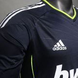 2010/11 RM Away Black Retro Long Sleeve Player Version Jersey 球员版