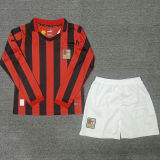 2025 AC Milan 125Th Anniversary Long Sleeve KIds Soccer Jersey 纪念版 无钮扣