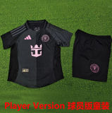2025/26 Inter Miami Away Black Player Version Kids Jersey 球员版童装