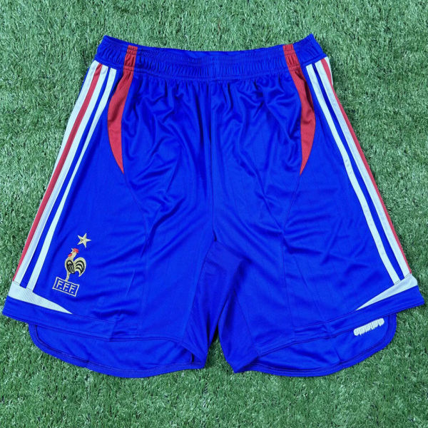 2006 France Blue Retro Shorts Pants