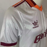 1992/94 Roma Away White Retro Soccer Jersey