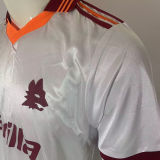 1992/94 Roma Away White Retro Soccer Jersey