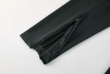 2025 Nk~ Grey Black Jacket Tracksuit