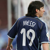 2006 Argentina Away Retro Player Version Soccer Jersey