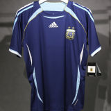 2006 Argentina Away Retro Player Version Soccer Jersey