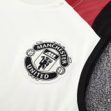 2025 M Utd White Vest Training Jersey(A Set)